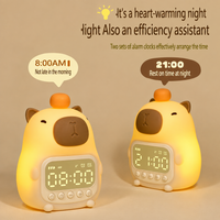 Thumbnail for CappyClock – Bonito y multifuncional: despertador digital para niños con luz nocturna