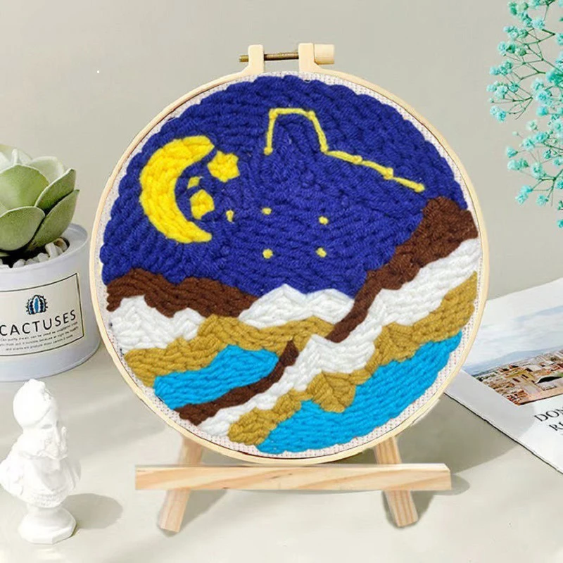 SoftLoop – Suave y creativo – Kit de decoración para el hogar DIY Punch Needle