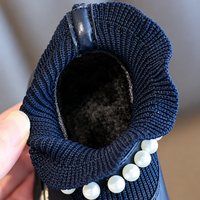 Thumbnail for PearlCharm – Elegante y adorable – Botines infantiles con detalles de perlas