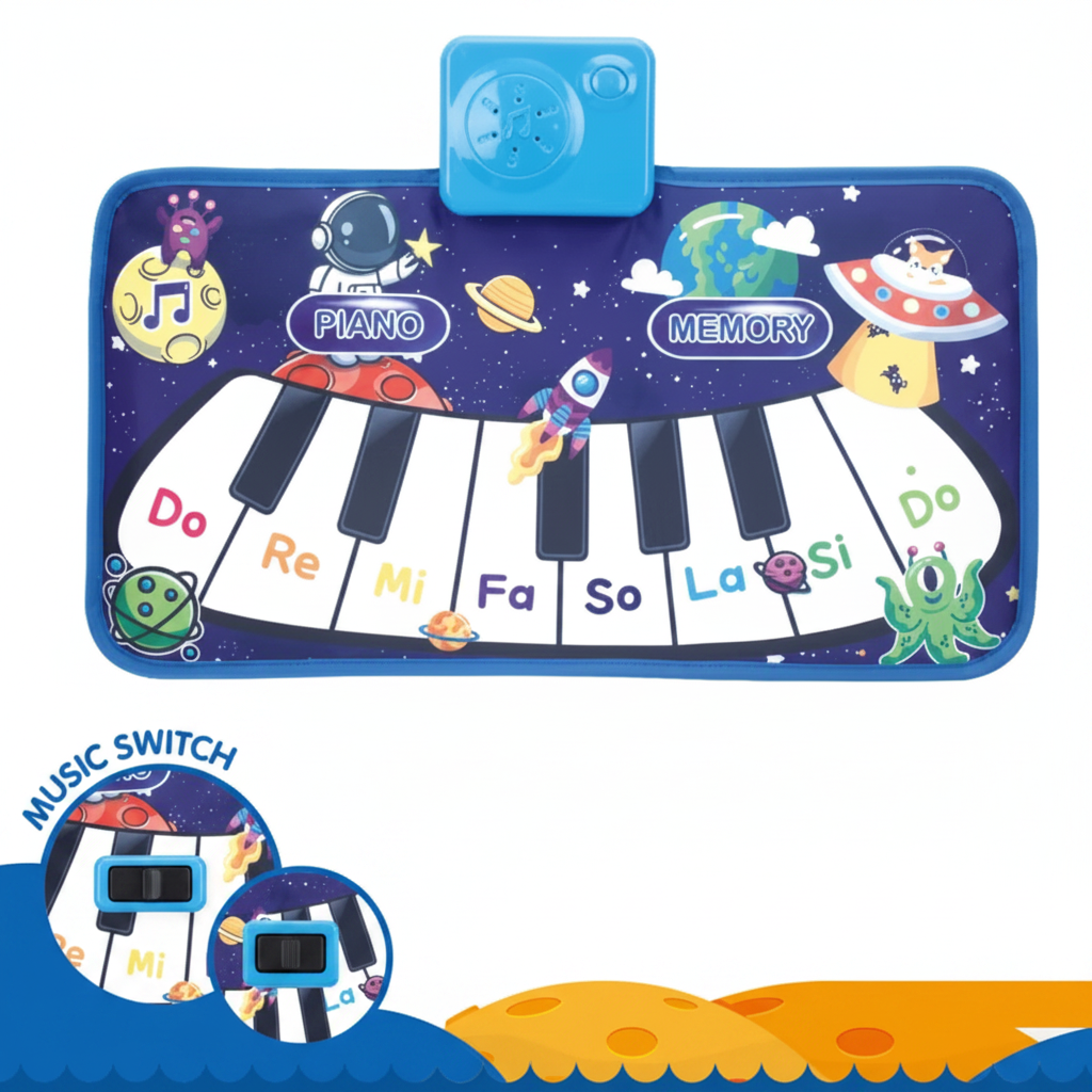 LittleComposer – Educativo y musical – Alfombra de juegos con piano para bebés