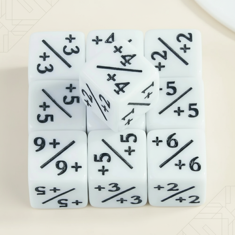 RollSmart – Divertido y educativo – Dados D6 para juegos de cartas