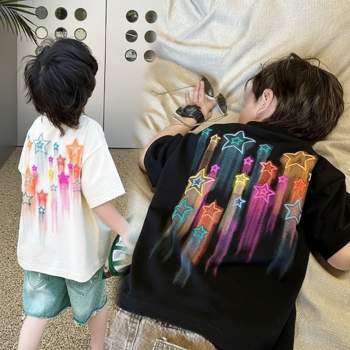 StarGlow – Ligera y divertida – Camiseta con estrella