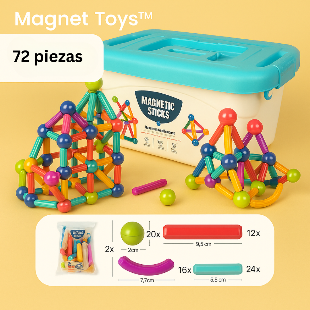 Magnet Toys™ | Develop creativity - Magnetic sticks