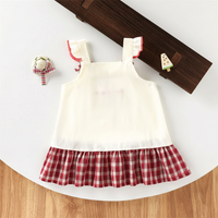 Thumbnail for BerryBloom – Bonito y cómodo: vestido de niña con estampado de fresas y conejitos
