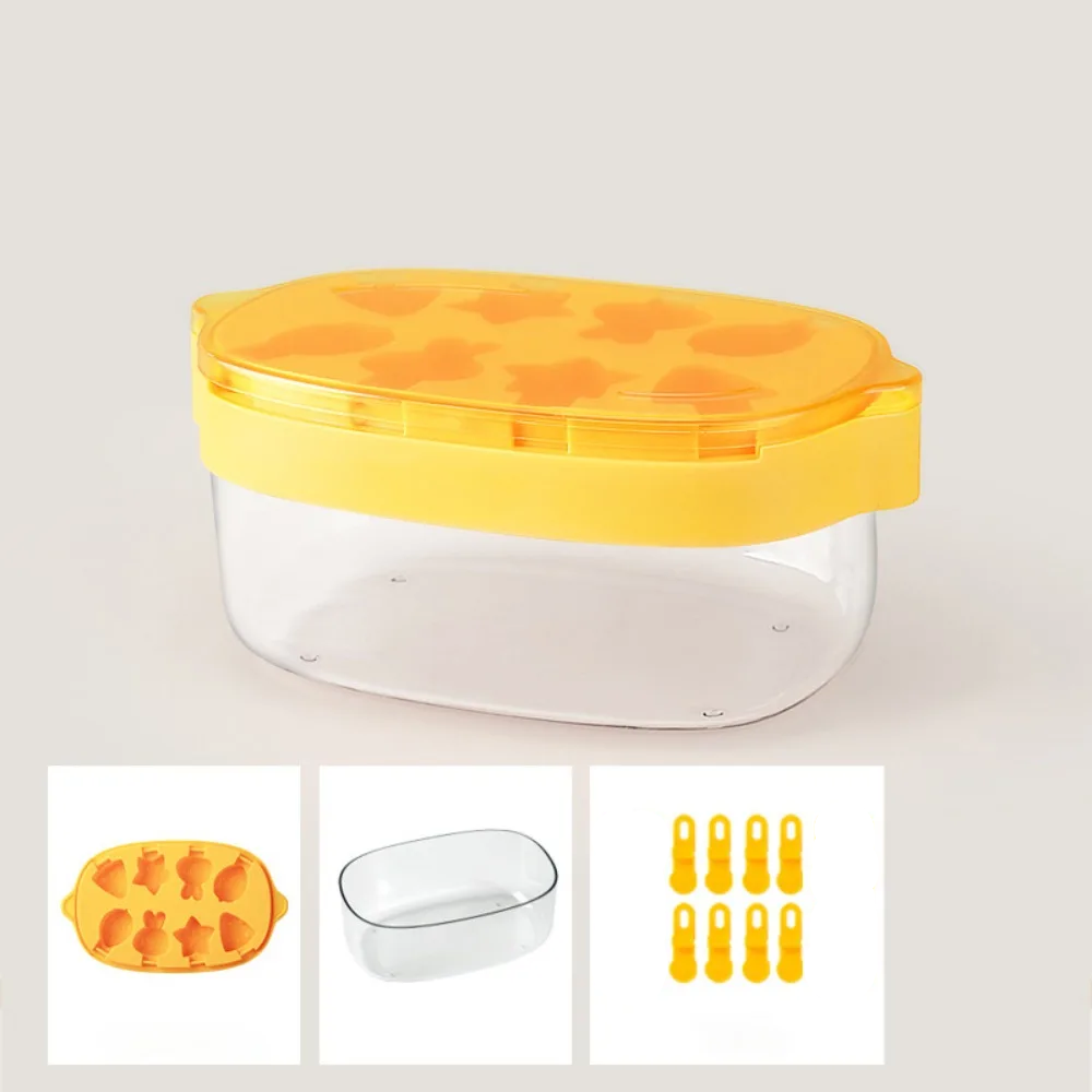 LollyFun – Creativo y práctico: molde de silicona para helados con recipiente para guardarlos