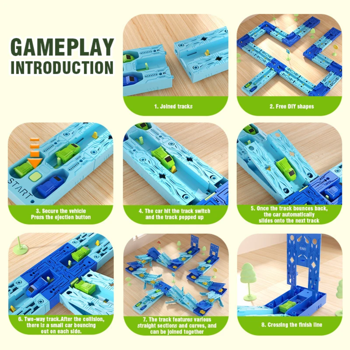GravityRacer – Educativo y divertido – Set de pista con vehículos para montar uno mismo