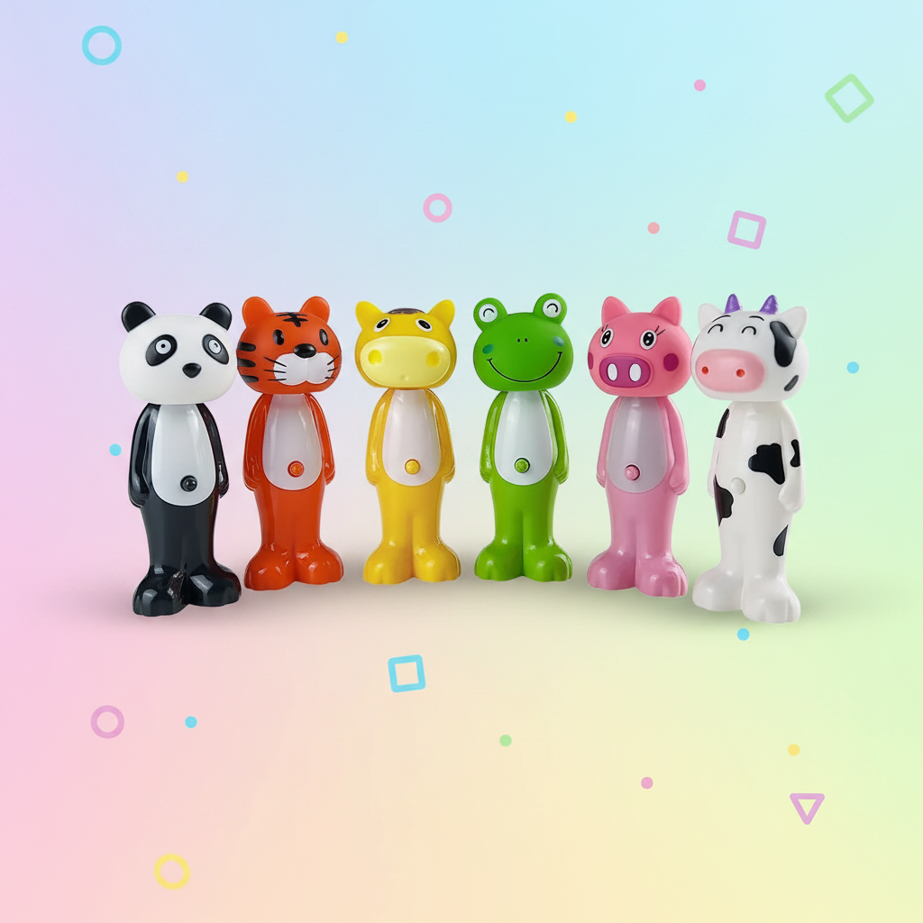 TinyTeeth – Divertido y adorable – Cepillo de dientes infantil con forma de animalito