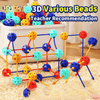 Connect Beads™ - Perlas de PVC flexible - Bloques de construcción geométricos en 3D