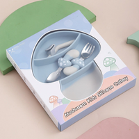 Thumbnail for MiniMeal – Seguro y antideslizante: juego de mesa para niños con cubiertos de silicona