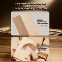 Thumbnail for BlockyFun – Creativo y educativo – Juego de bloques de construcción de madera de 100 piezas
