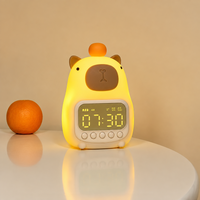 Thumbnail for CappyClock – Bonito y multifuncional: despertador digital para niños con luz nocturna