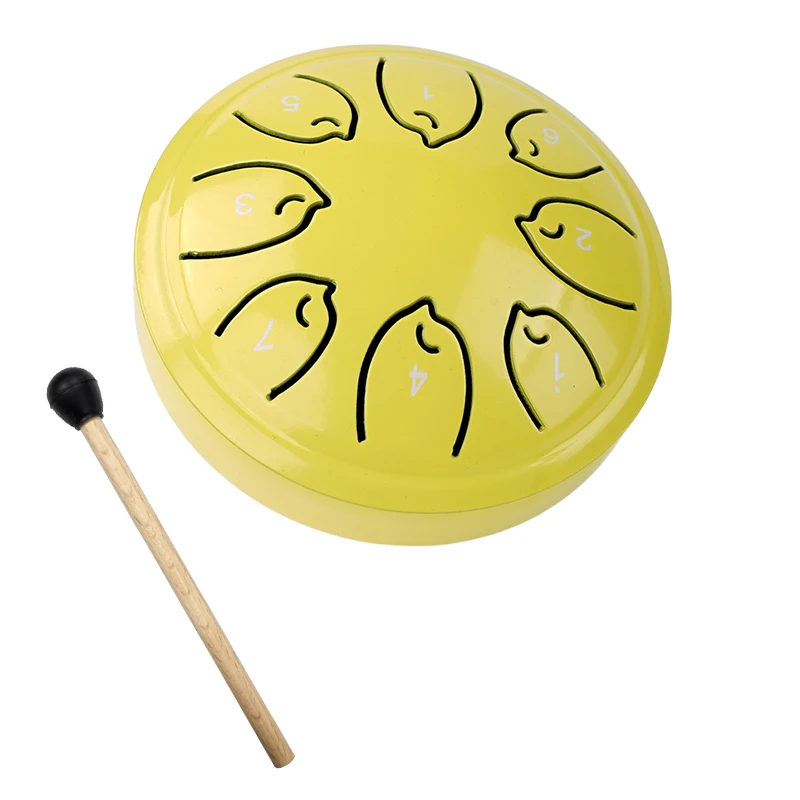 TinyHarmony – Compacto y musical – Tambor de lengüetas de 8 notas