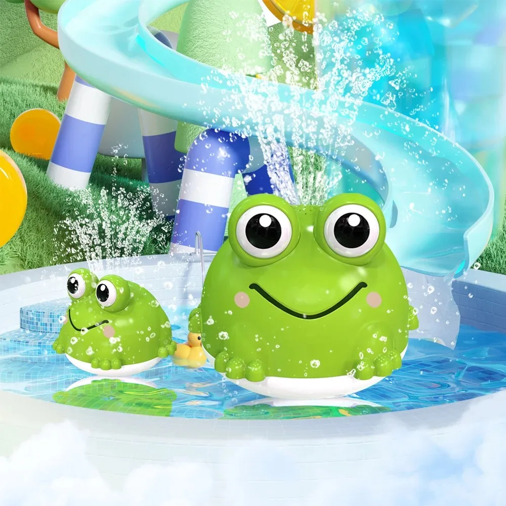 FrogSplash – Alegre e interactivo – Fuente de agua automática