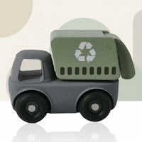 Thumbnail for Montessori Silicone Toy Car – Seguro y apto para morder: juguete de silicona con forma de vehículo para morder