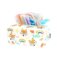 Thumbnail for KleurenKracht – Desarrollo y sentidos - Caja de pañuelos sensorial Montessori