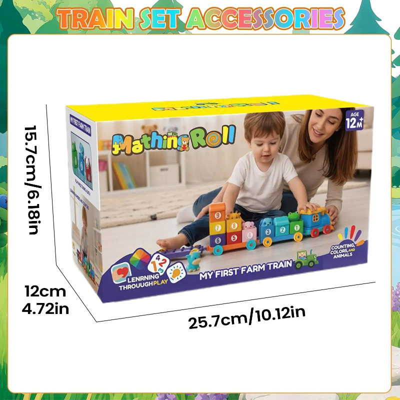 SmartTrain – Educativo y divertido – Set de tren de juguete para niños
