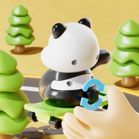 Thumbnail for PandaPlay – Divertido y activo: juguete de panda de cuerda