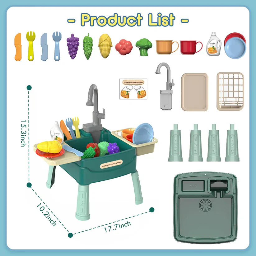 WaterWonder – Mágica diversión acuática – Cocina de juguete con grúa