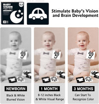 Thumbnail for VisionBook – Educatief & Leerzaam – Baby Cognitie Kaartenboek