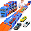 Mega Transporter - Diversión de carreras 9 en 1 - Camión de juguete transformable