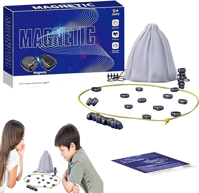 Magnetic Tactic Game™ - Diversión de juego estratégico - Juego de ajedrez magnético