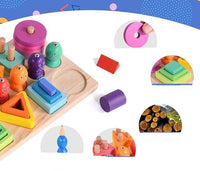 Thumbnail for Pesca de colores - Creativo y educativo - Juego de pesca de madera