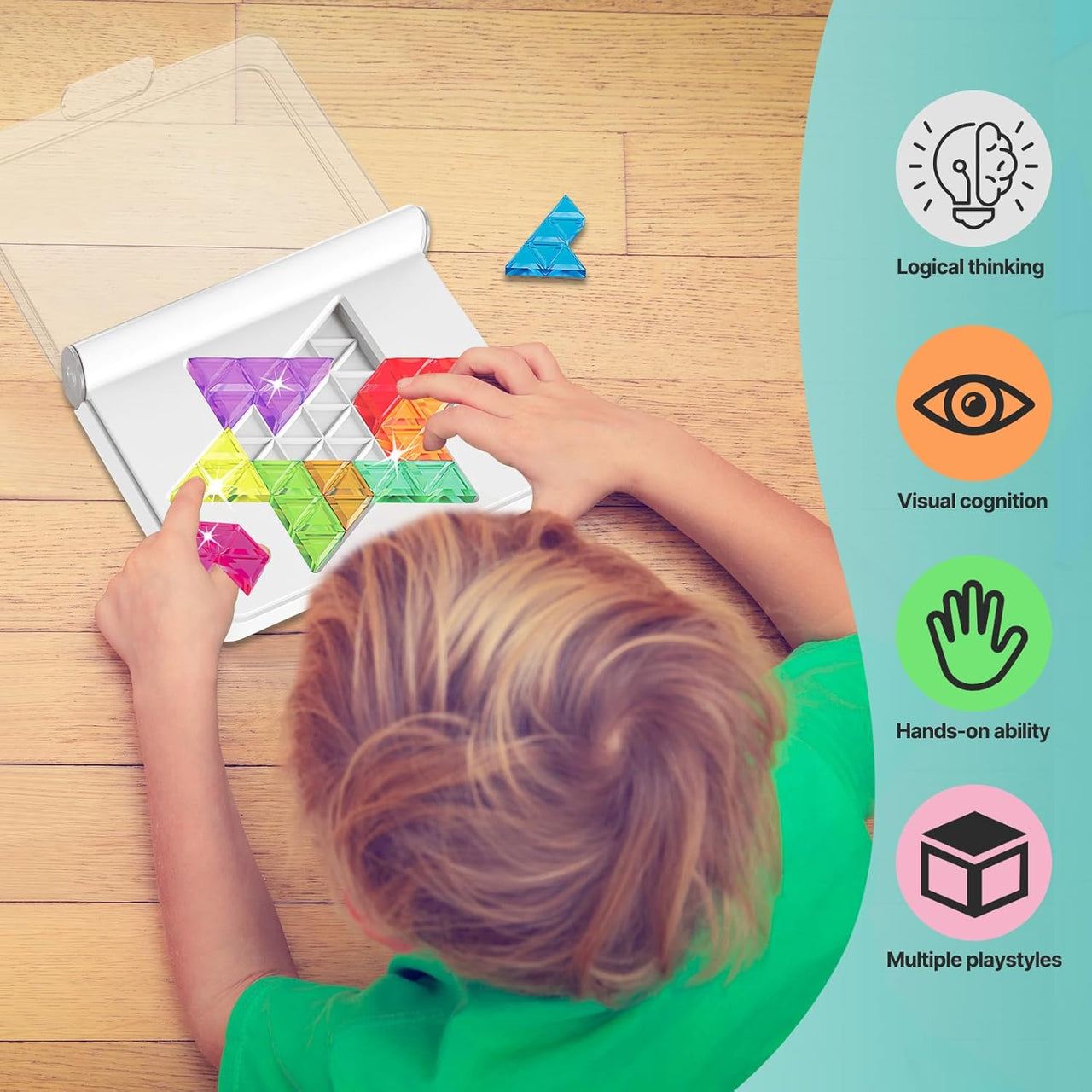 LogicStar – Creativo e instructivo: juego de mesa de rompecabezas