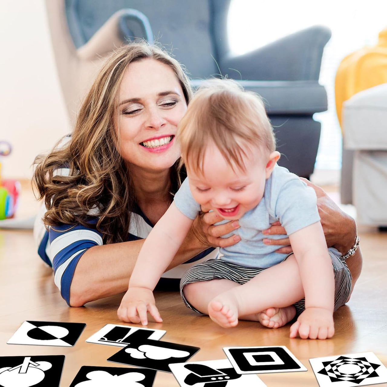 VisionBook – Educatief & Leerzaam – Baby Cognitie Kaartenboek