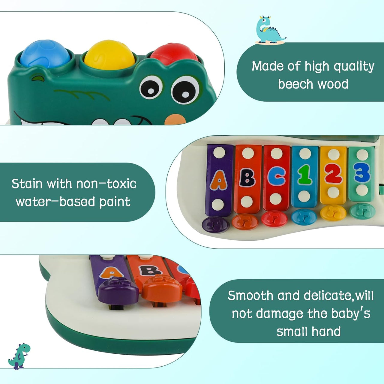 GatorBeats – Musical y divertido: xilófono de martillo de juguete