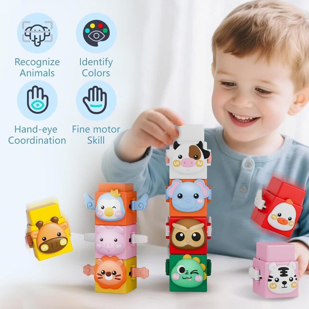 StackAnimals – Divertido y educativo: juego de apilar animales