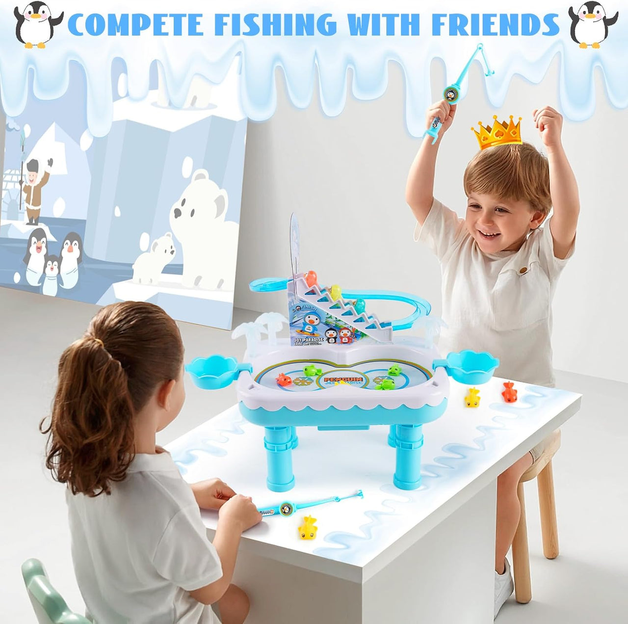 PenguinFun – Familia y niños – Juego de peces y pingüinos