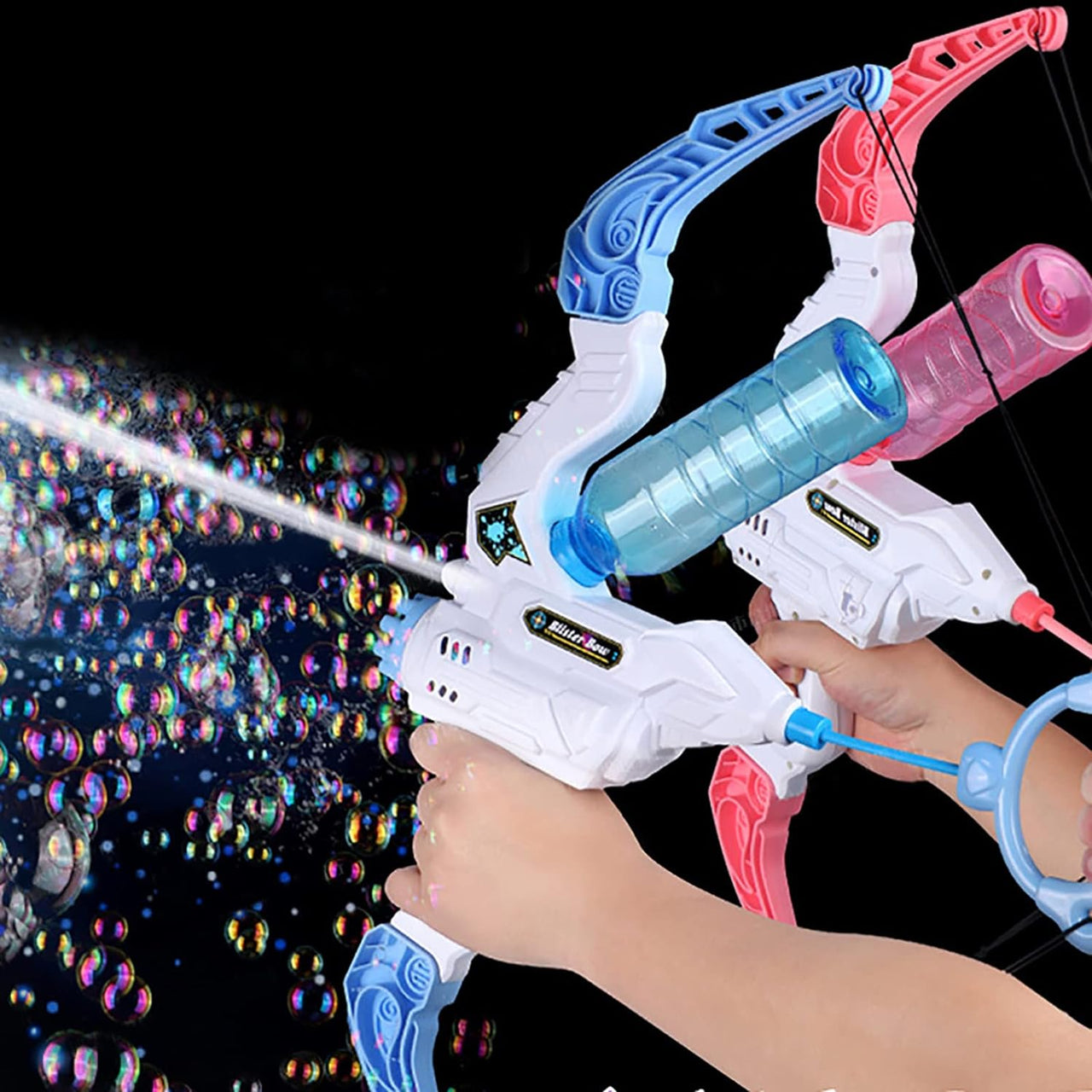 TrendyToys – Activo y creativo: máquina de pompas de jabón con arco 2 en 1