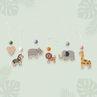 Thumbnail for Wooden Baby Rattle Toy – Sensorial y seguro – Gimnasio para bebés