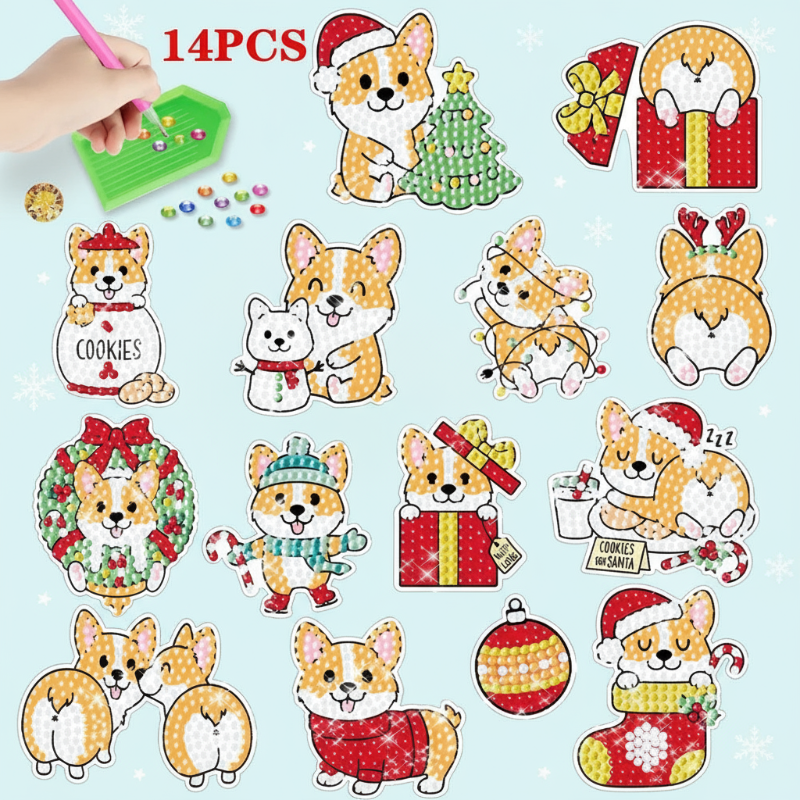 GemArt – Sombras y brillos: pegatinas para pintura con diamantes