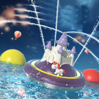Thumbnail for SpalshCastle – Mágico e interactivo – Juego de castillo flotante de unicornio