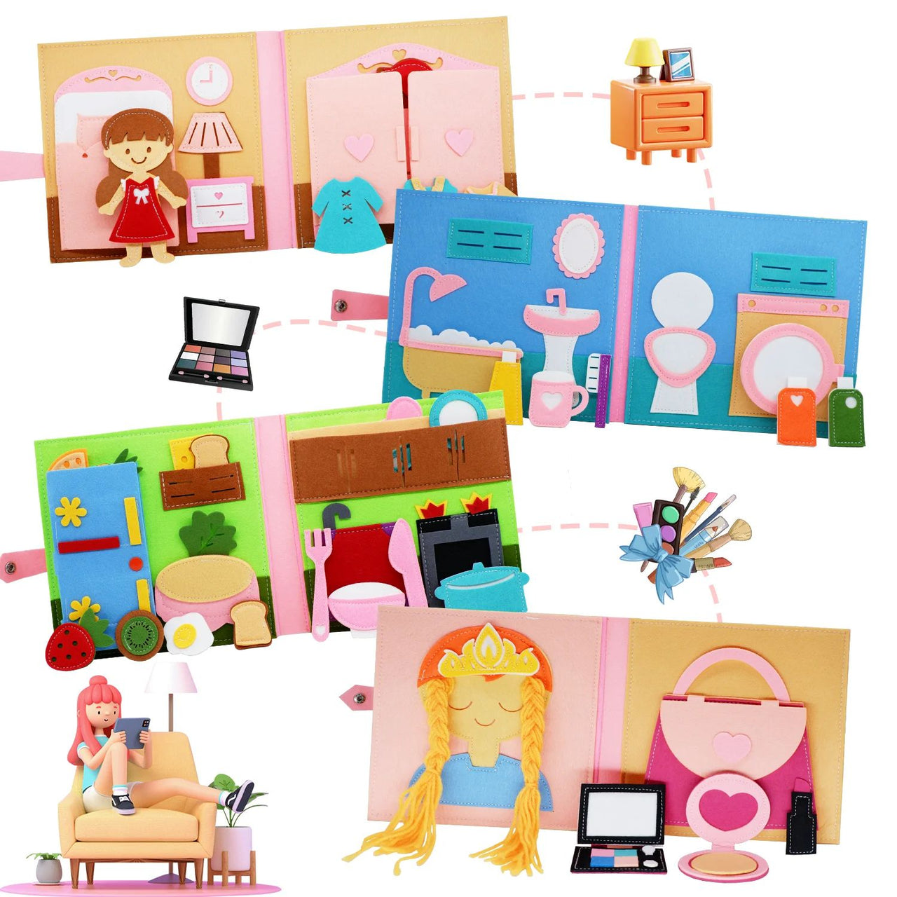 Life Skills Book – Jugar y aprender – Libro de actividades para niños pequeños