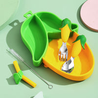 Thumbnail for MiniMeal – Seguro y antideslizante: juego de mesa para niños con cubiertos de silicona