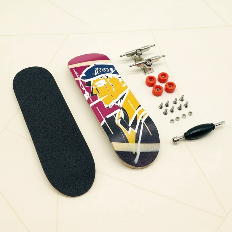 MiniDeck – Resistente y flexible: monopatín de dedo