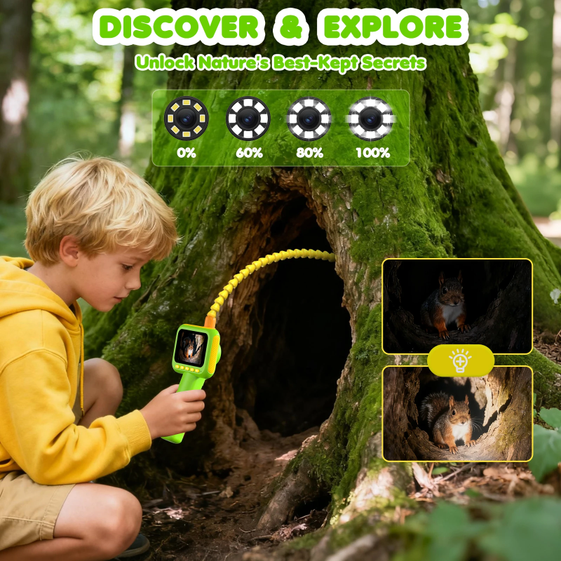 JuniorExplorer – Educativo y lúdico – Cámara boroscópica para niños