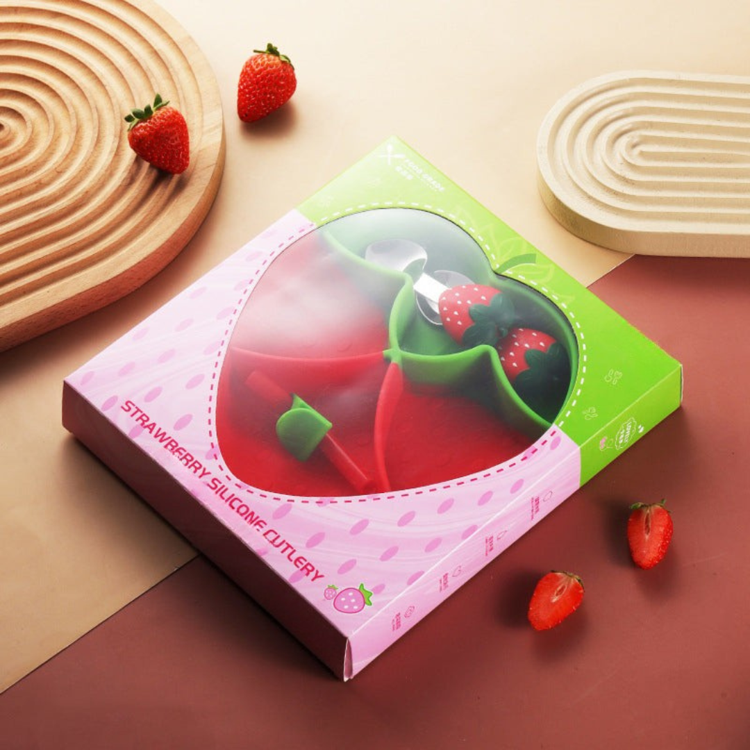 MiniMeal – Seguro y antideslizante: juego de mesa para niños con cubiertos de silicona