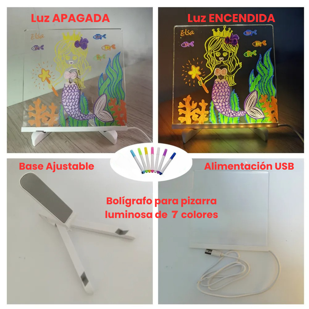 Drawing Light™ - Historias brillantes - Tablero de dibujo iluminado