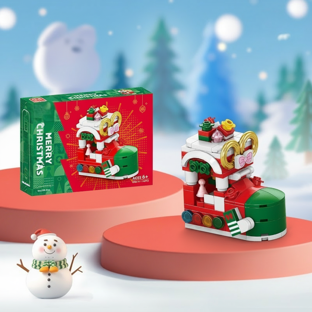 WinterBlocks – Navideño y divertido: juguetes de construcción navideños