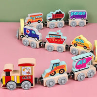 Thumbnail for Tiny Express™ – Colorear y moldear - Trenes de juguete de madera