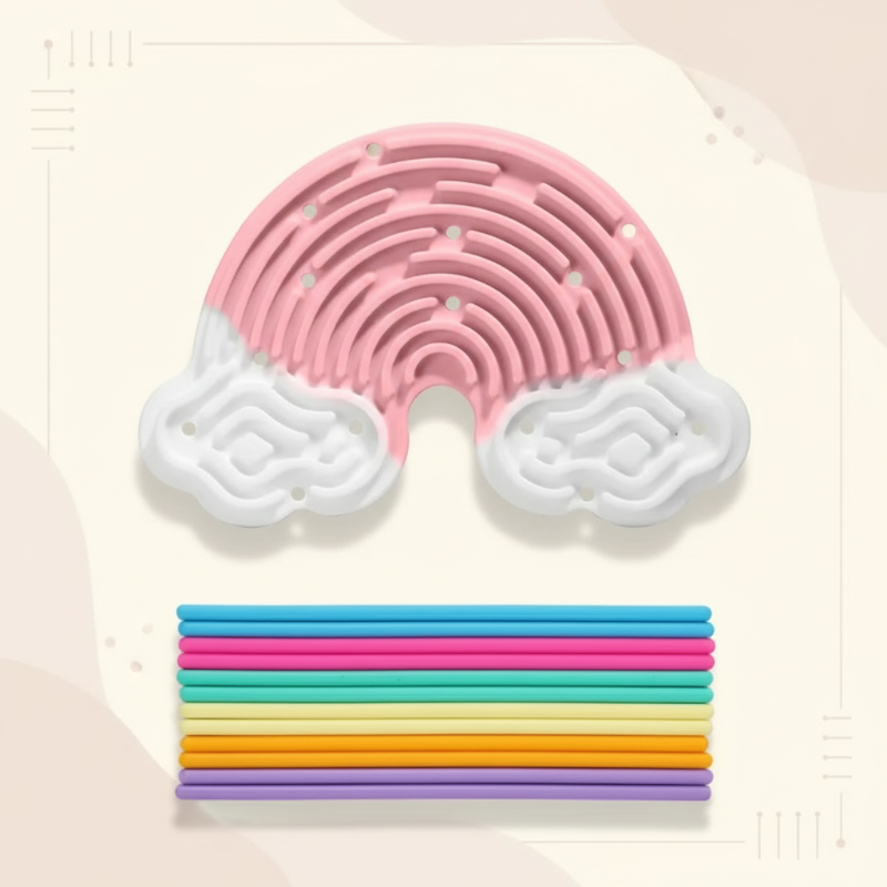 FidgetFrost – Divertido y suave – Tablero de actividades de silicona