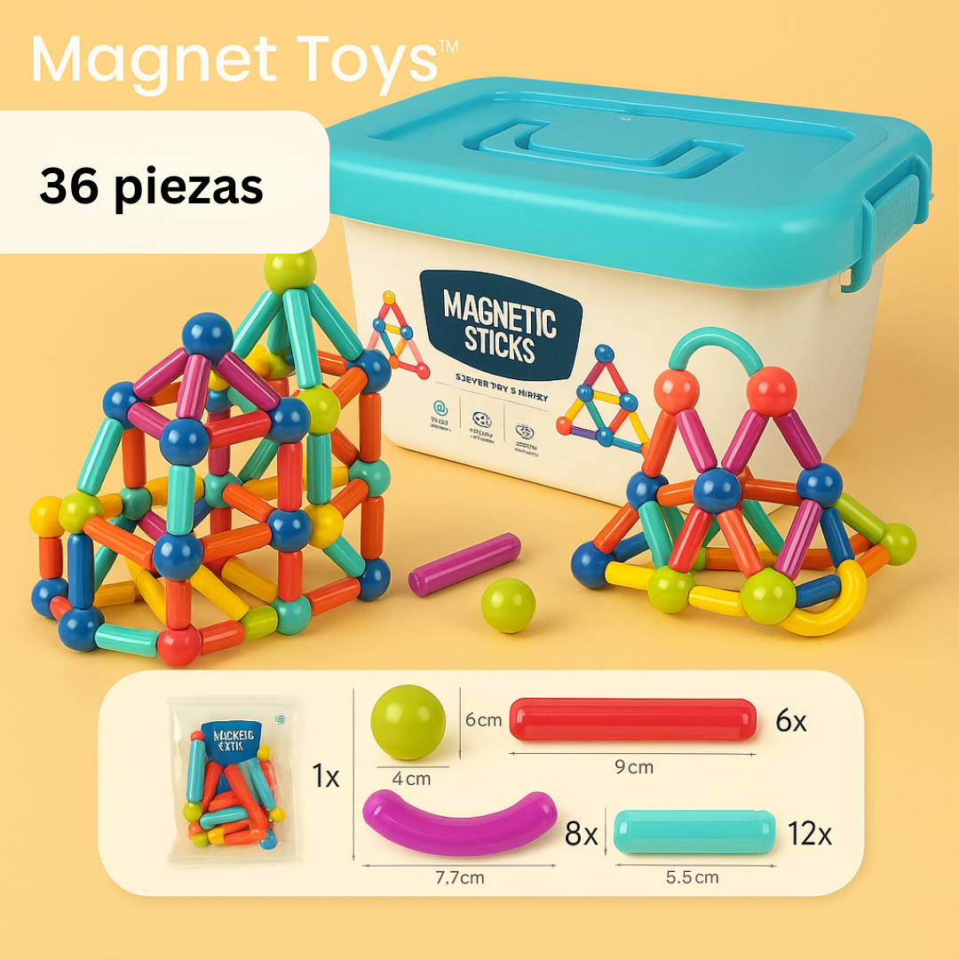 Magnet Toys™ | Develop creativity - Magnetic sticks