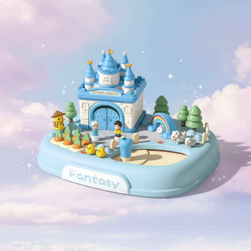 Magnetic Princess Castle – Creativo y mágico – Juego de casa de muñecas magnética