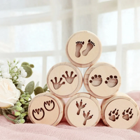 Thumbnail for WoodStamp – Montessori y creatividad – 6 sellos de madera para plastilina
