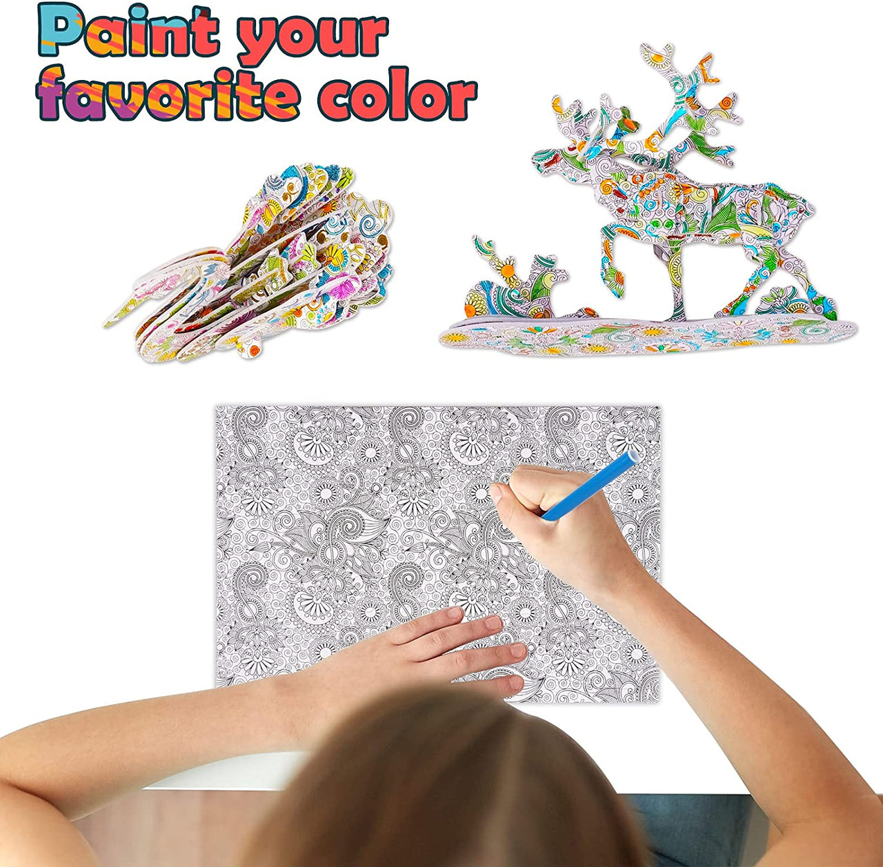 3D Color Puzzle™ - Pinta tu propio edificio - Rompecabezas para colorear en 3D