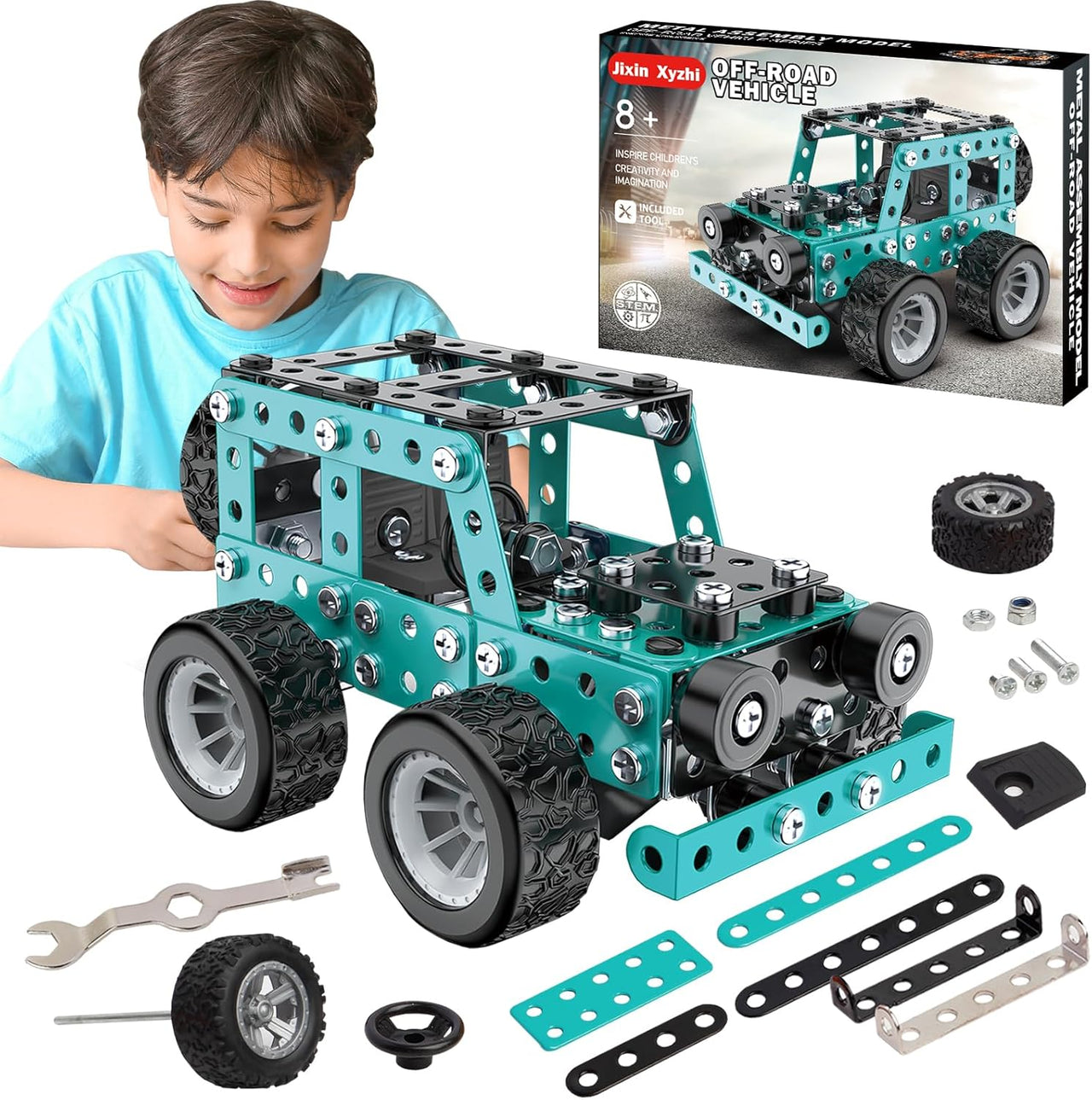 MetalBuild – Robusto y educativo: set de construcción de vehículos