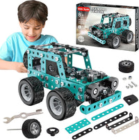 Thumbnail for MetalBuild – Robusto y educativo: set de construcción de vehículos